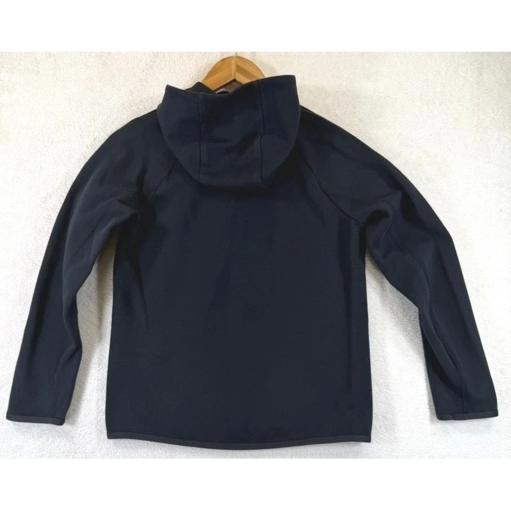 Nike Sportswear Kids Tech Fleece Full Zip Hoodie Black Sz Large AR4020-010
